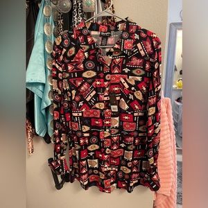 NEW womens Wrangler Retro button up shirt